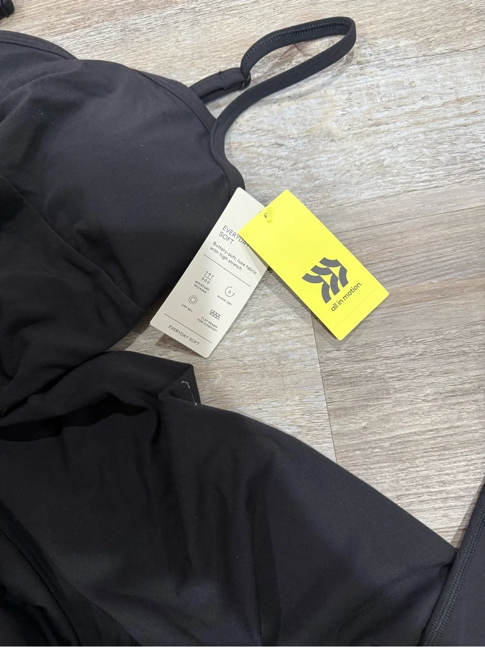 all in motion Black Sleeveless One-Piece Jumpsuit